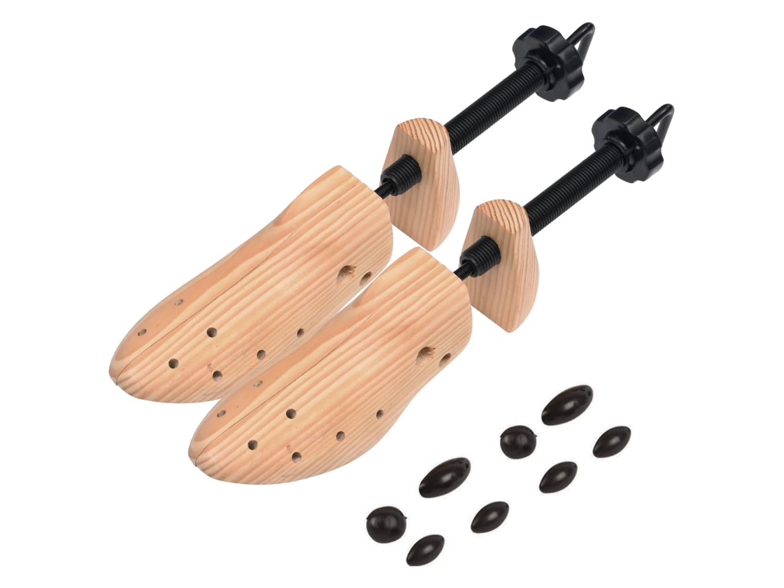 Horma de zapato VIDAXL Marrón Madera de pino (39.2 x 7.6 x 6 cm)