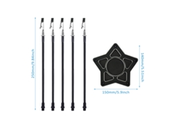 Estación De Soldadura Helping Hands Con Cinco Mordazas, Base De Aluminio Estable Y Brazos Flexibles Para Reparaciones Electrónicas, Joyería Y Manualidades.