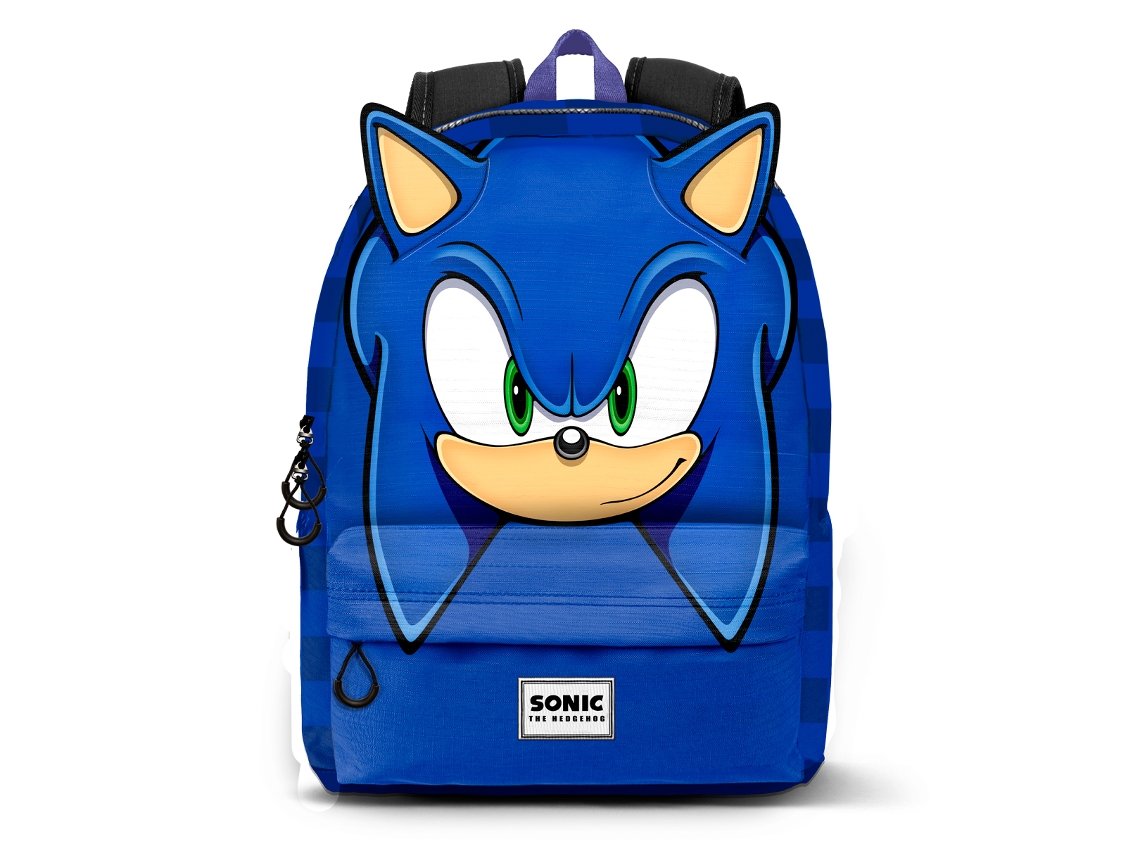 Sonic The Hedgehog - SEGA Sight Mochila HS Heady FAN, Azul KARACTERMANIA