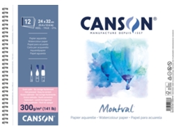 Bloco de Acuarela CANSON Montval 135 X 210 Mm 300 G/M²