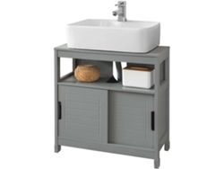 Armario de Baño SOBUY FRG128-SG (MDF - 60x30x61 cm)