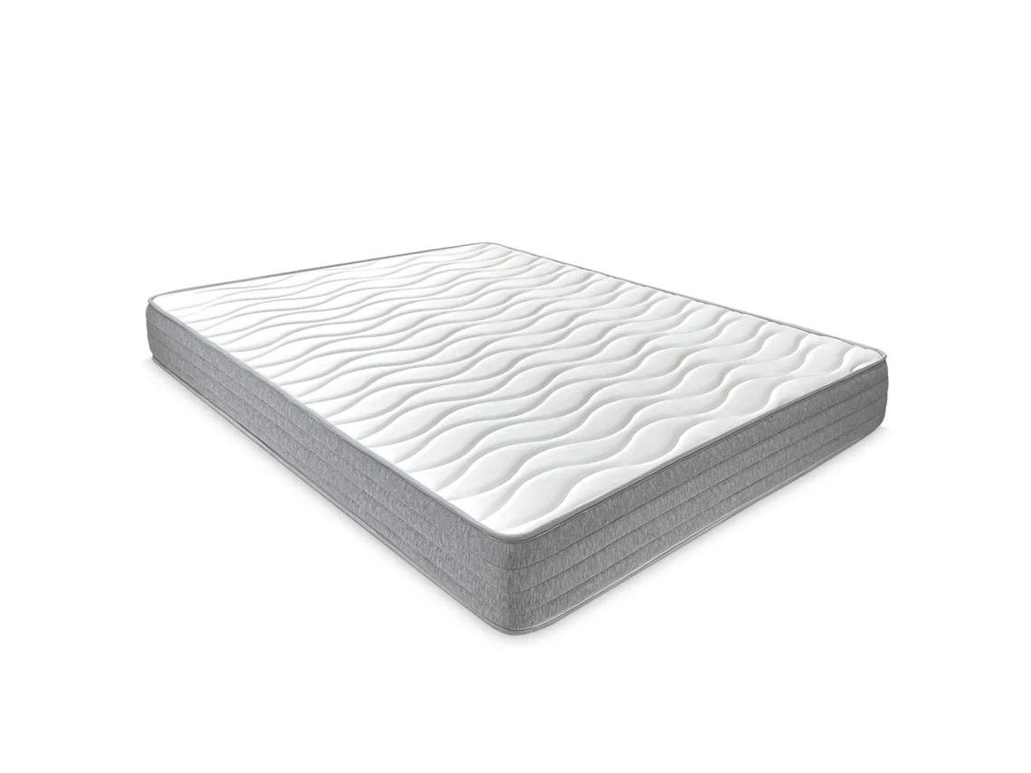 Colchón 105x180 Viscoelástico Nora, Grosor 21 Cm, Reversible, Transpirable Y De Firmeza Óptima