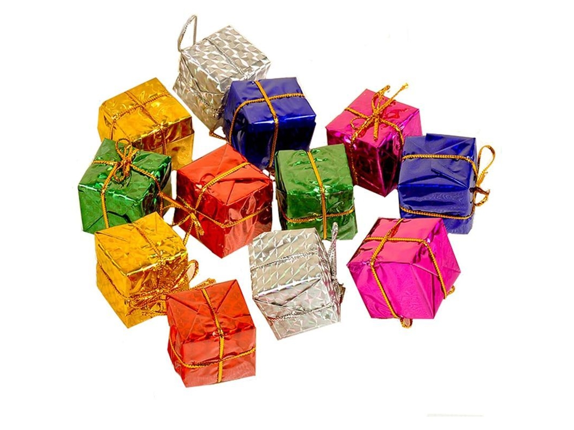 48 magníficos adornos de mini cajas para decorar el árbol de Navidad