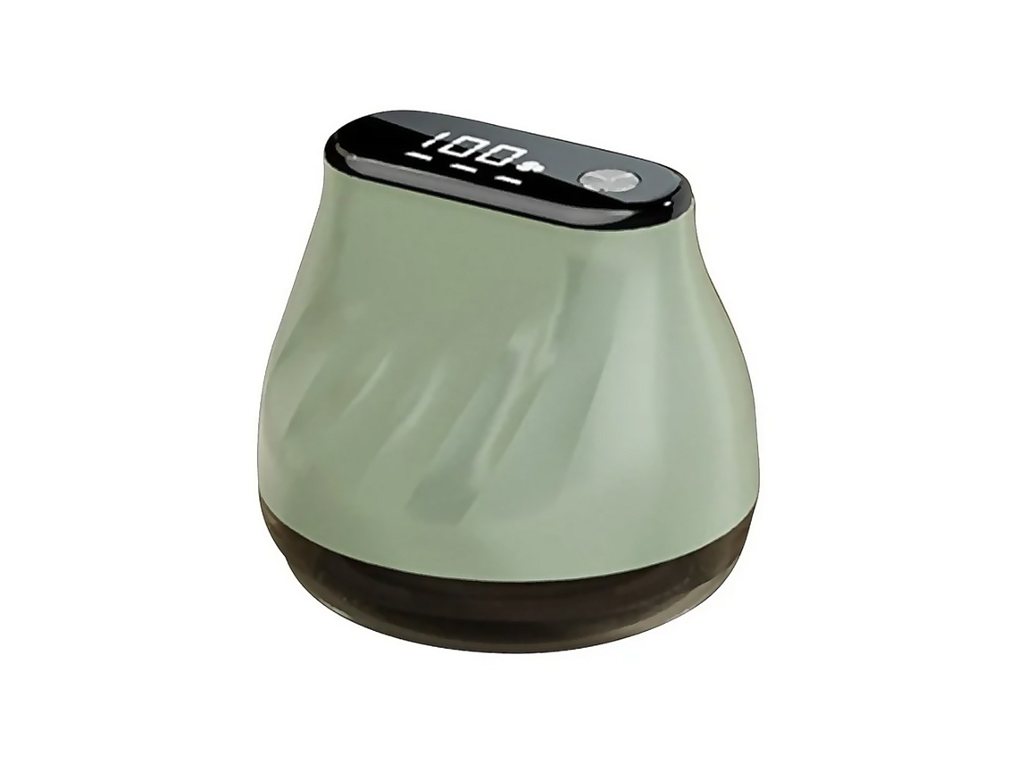 Depiladora portátil con diseño compacto y ergonómico. Cuenta con pantalla LCD y tres niveles de potencia.