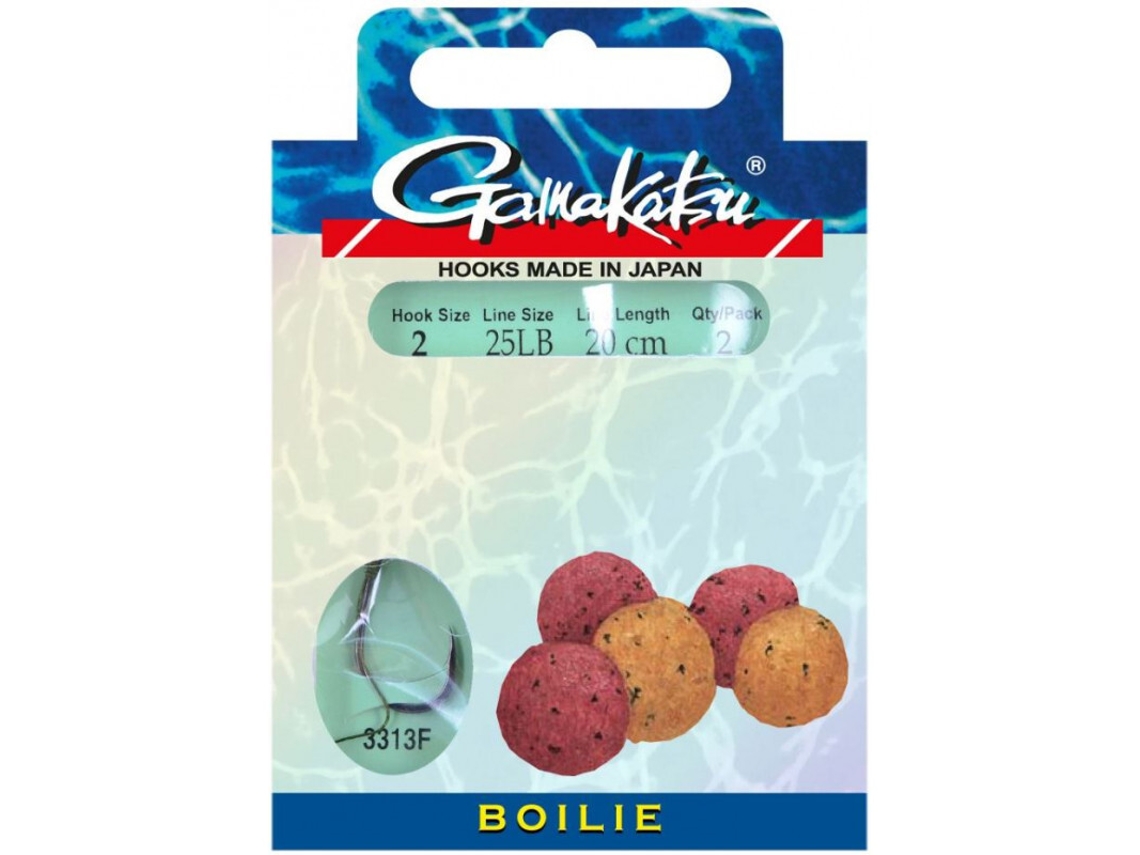 Paquete de 10 x 2 ganchos GAMAKATSU Boilie LS-3313