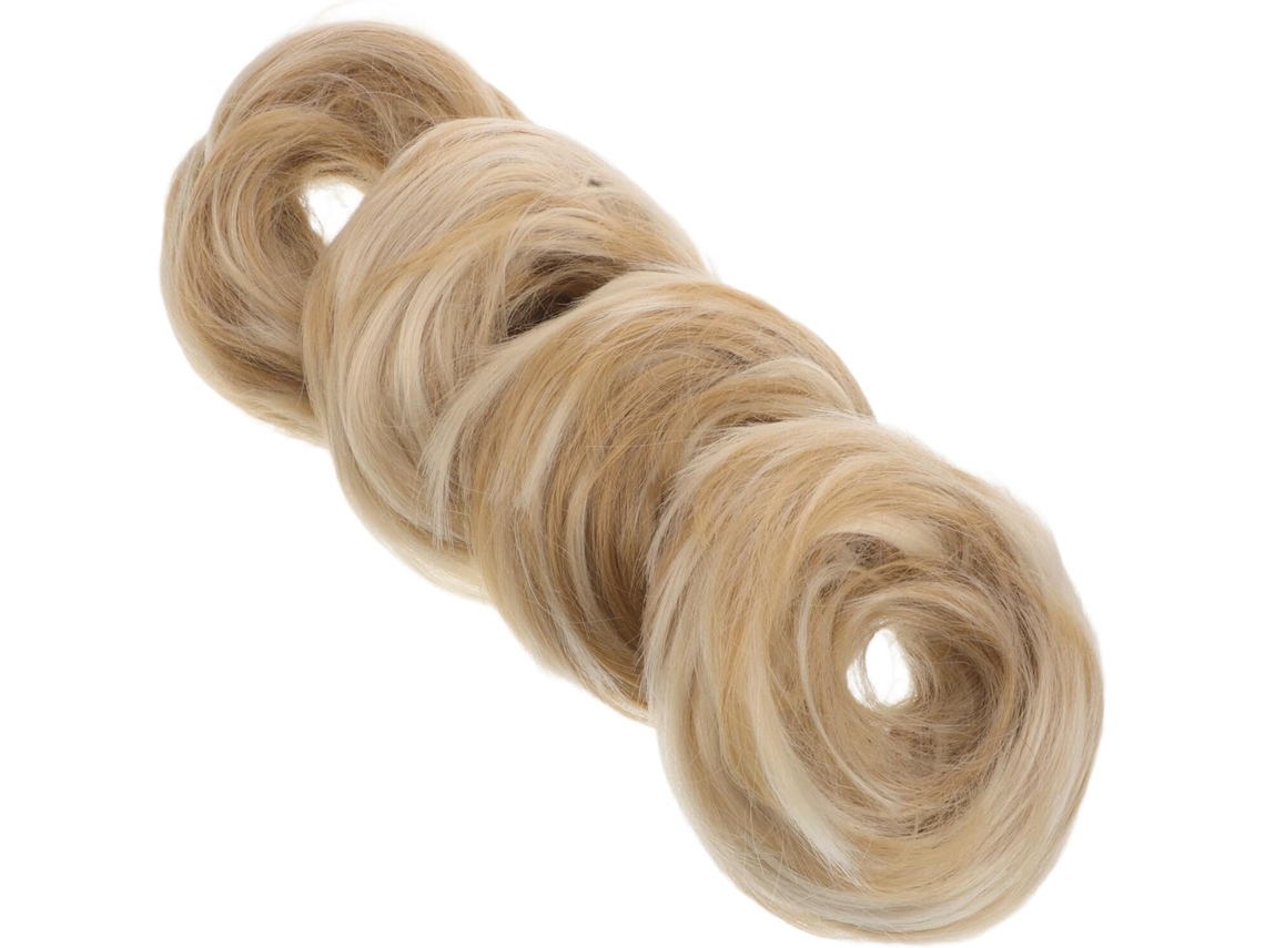 4pièces Chignon Décoiffé Para Femmes Extensions De Élastique Queue De Cheval Haute Ou Basse Usage...