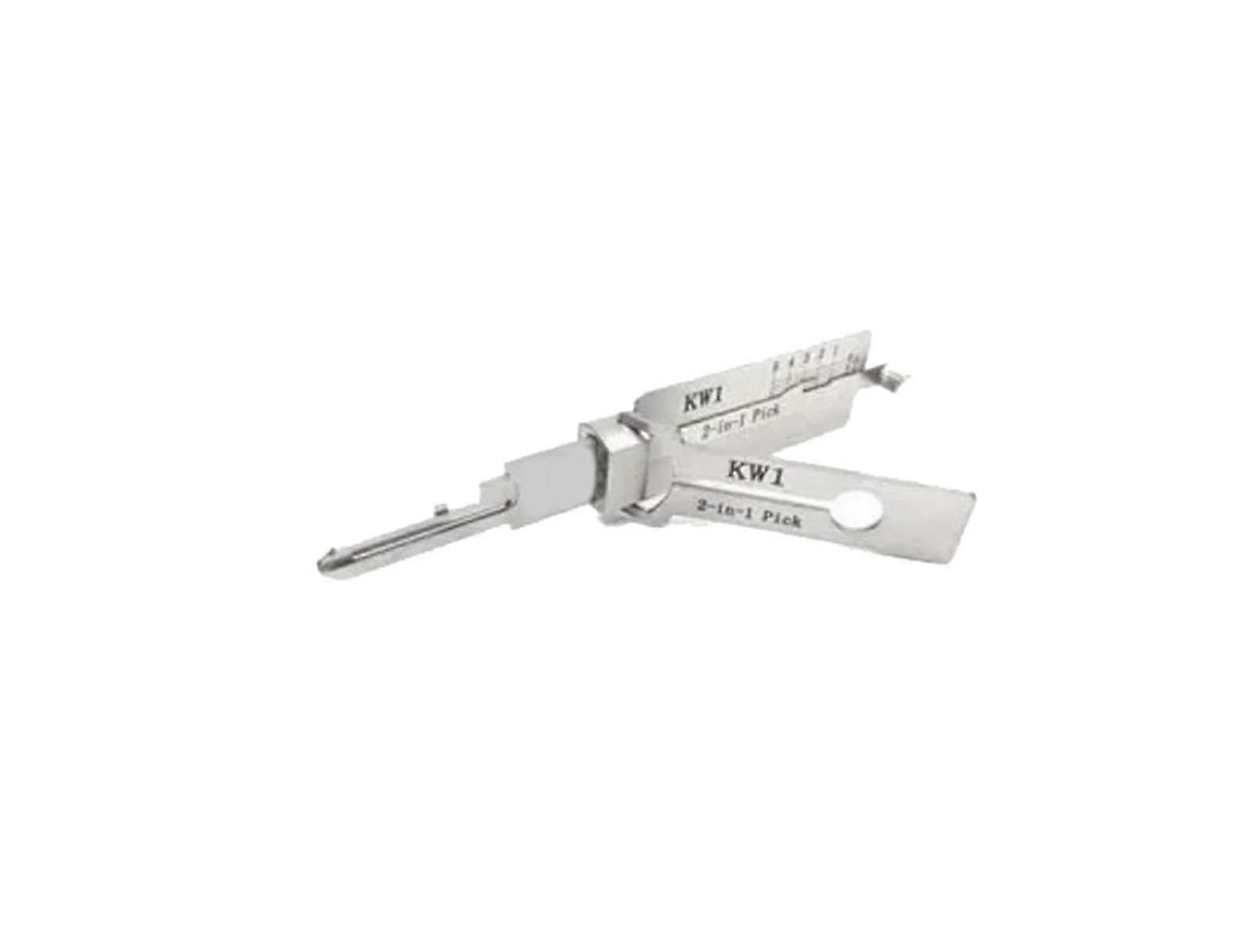 Herramienta Lishi 2 en 1 KW1 para abrir cerraduras civiles - Cerrajería