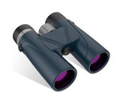 Binoculares 12x42 Bak4 Prism FMC ligeros para observación de aves, caza, viajes, deportes, azules, Yizhood