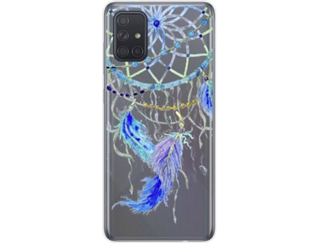 Carcasa Samsung Galaxy A71 TUMUNDOSMARTPHONE Dibujos Transparente Multicolor