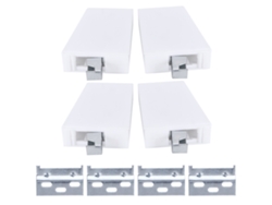 Soporte Ajustable Para Armario Con Placa De Montaje, Herrajes Para Muebles Para Montaje En Pared, 110 Kg, 2 Juegos