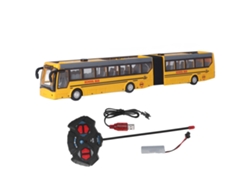 Ats-autobús Escolar Rc A Escala 1:32 Con Control Remoto, Avanza, Retrocede, Gira Izquierda/derecha, Juguete Para Niños