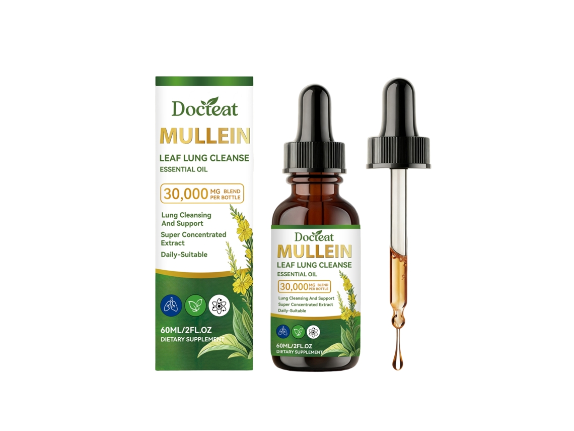 Gotas herbales Docteat para la limpieza y nutrición corporal diaria y portátil.