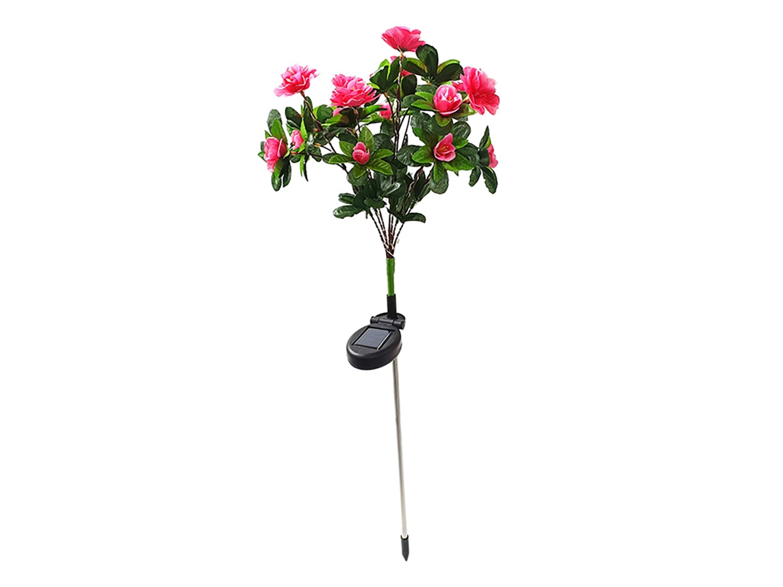 Yncm2026-luz De Pico Solar Simulación Flor Led Impermeable Ip55 Decorativa Para Jardín Patio Cesped