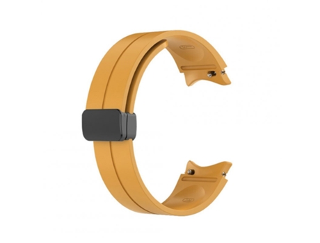 Correa de Silicona para Correa de repuesto para Samsung Galaxy Watch 4 5 5 Pro amarillo
