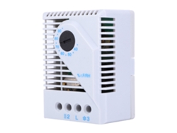 Controlador mecánico de humedad con ventilador y calefacción.