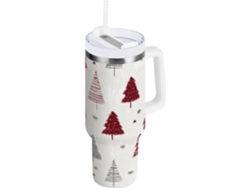 Árbol Navidad Vaso Botella Taza Acero Inoxidable - Vaso Térmico Portátil