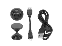 Cámara De Seguridad Mini Inalámbrica 1080p Con Wifi, Visión En Tiempo Real, Ángulo Amplio, Interior Y Exterior, Compatible Con App