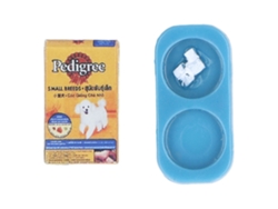 Modelo Mini Comida Para Pet 1:12 Acessório Casinha Boneca Cão Gato Simulação
