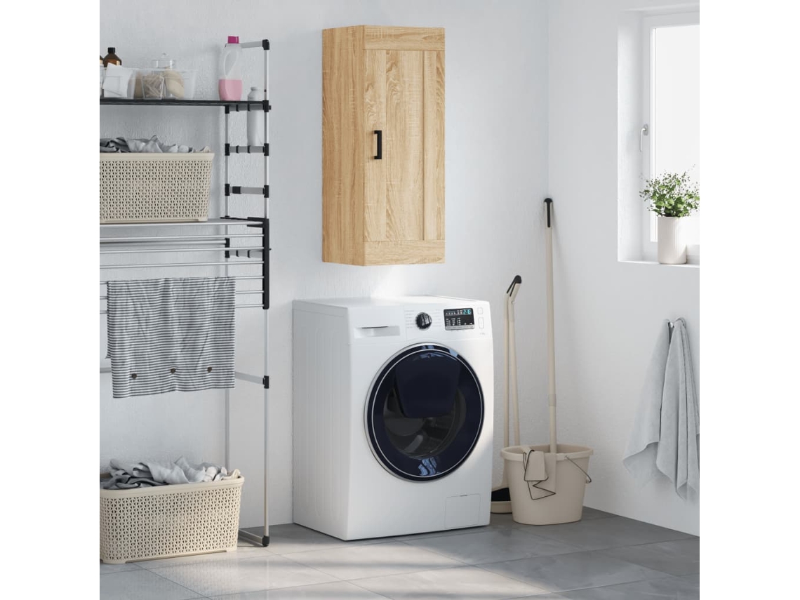 Armario de pared madera ingeniería roble Sonoma 34.5x34x90 cm VIDAXL