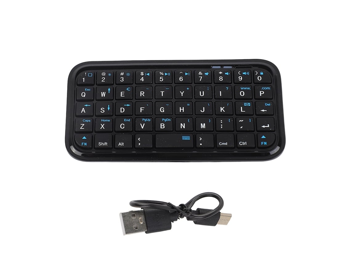 Baoj-2026 Mini Teclado Bluetooth inalámbrico recargable portátil para Android, tabletas y teléfonos móviles.