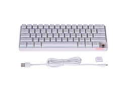 Teclado mecánico para juegos con 61 teclas y Keycap Pudding