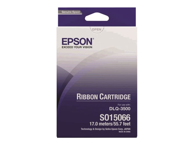 Cintas entintadas original EPSON, Paquete individual, Negro, 6 Millones de caract., C13S015066,