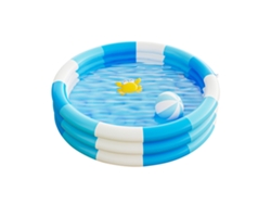 Piscina Hinchable para Niños con 3 Anillos, Ideal para Jardines y Fiestas de Verano