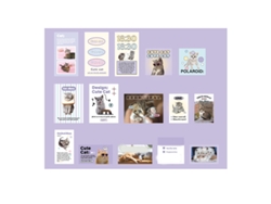 Pegatinas De Animales Adorables Para Álbumes De Recortes, Autoadhesivas, Fáciles De Quitar, Para Diarios, Álbumes Y Cuadernos.