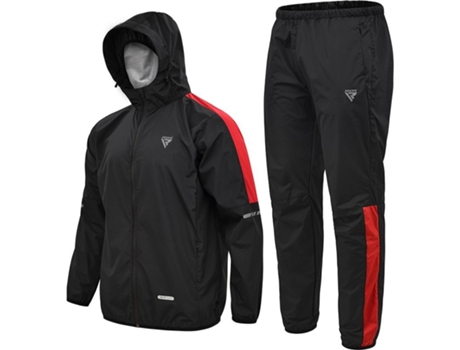 Chándale para Fitness RDX Chándal Sauna Rojo (XS)
