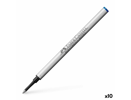 Peças sobresselentes FABER-CASTELL 148713 Bolígrafo azul 10 unidades