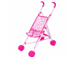 Carrinho De Bebé Para Bonecos Mingxiang 239b Rosa-choque