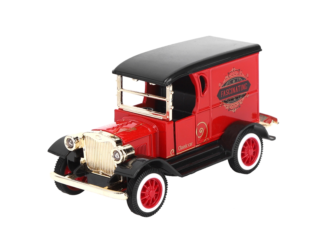 Rebe-modelo De Coche Simulado 1:32, Juguete Coche De Retroceso Con Luz Y Sonido, Color Rojo, Para Niños