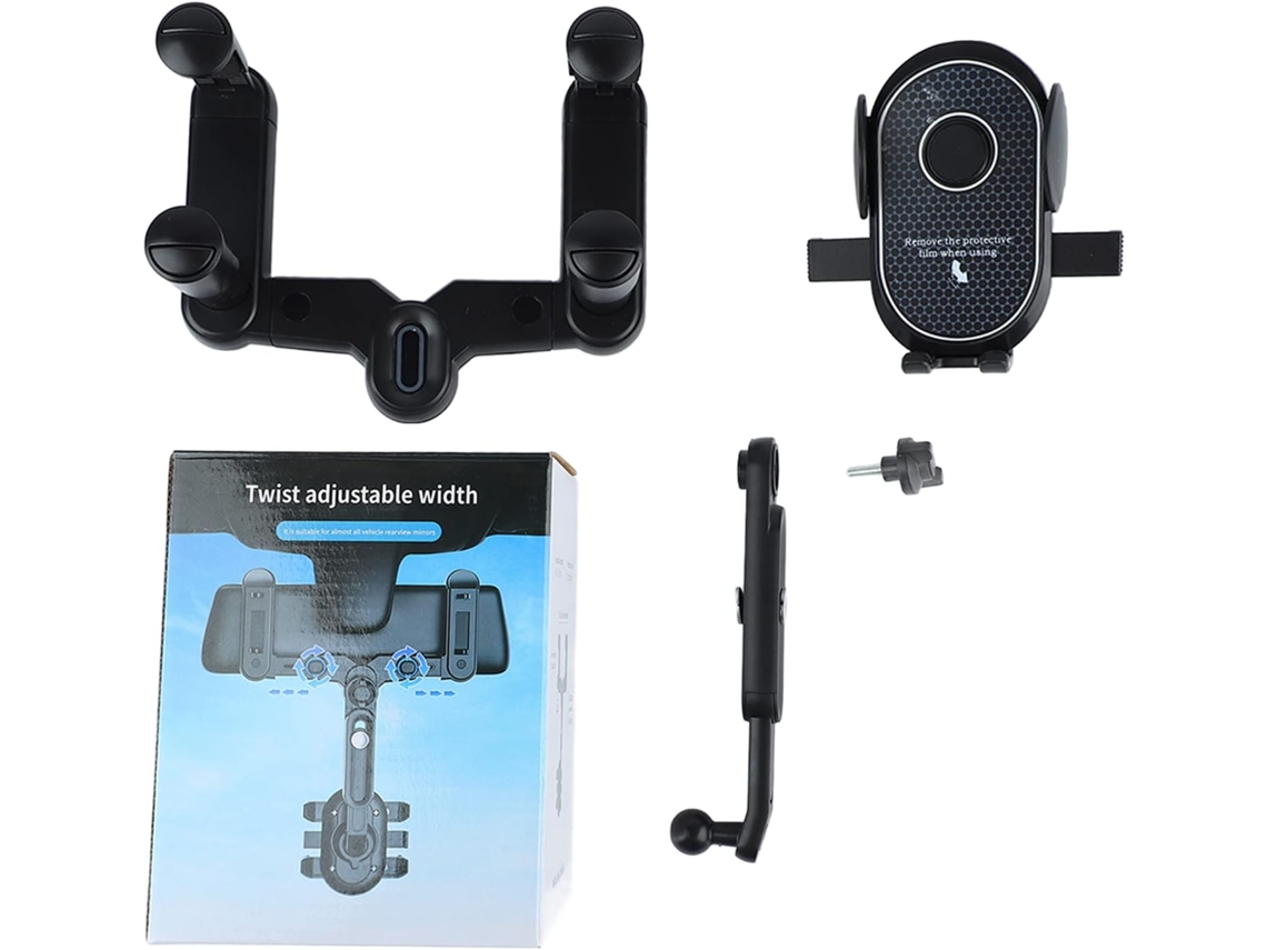 Soporte Universal Para Teléfono Para Espejo Retrovisor Giratorio De 360 Grados