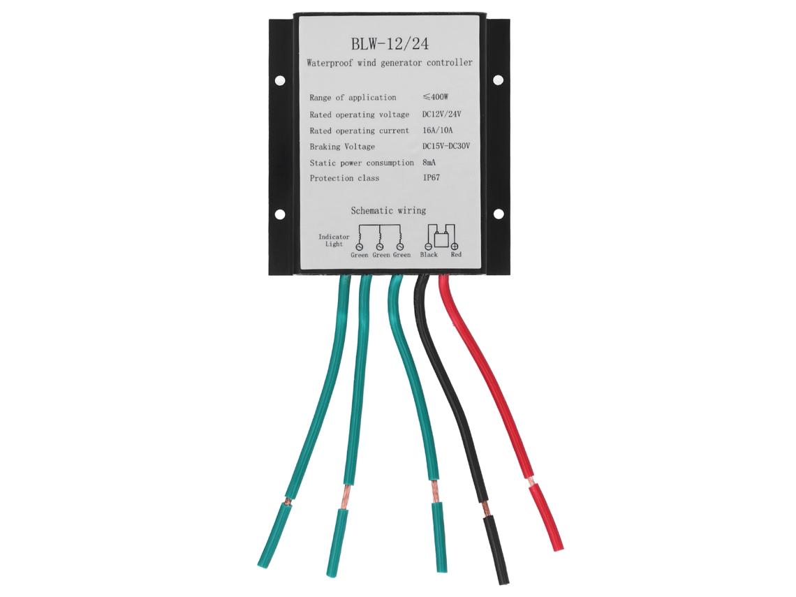 Controlador de turbina eólica de 400 W BLW-12/24, regulador de carga impermeable