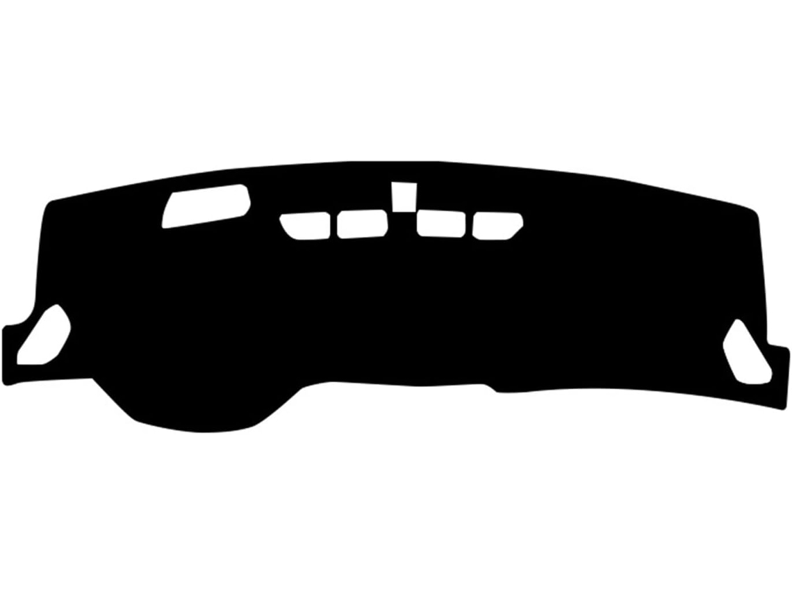 Alfombrilla Protectora De Gamuza Para El Tablero Interior Del Chevrolet Trailblazer 2020-2024 (rojo, Con Hud)