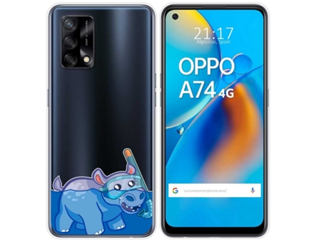 Carcasa Oppo A74 4G TUMUNDOSMARTPHONE Dibujos Transparente