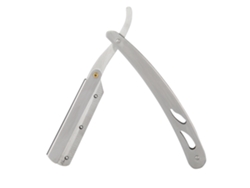 Navaja De Barbear Recta Plegable De Acero Inoxidable Con Hoja Reemplazable Barber Razor