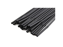 100 Pajitas Flexibles Negras De Pp 210mm Para Bodas Y Fiestas Desechables 300 Piezas