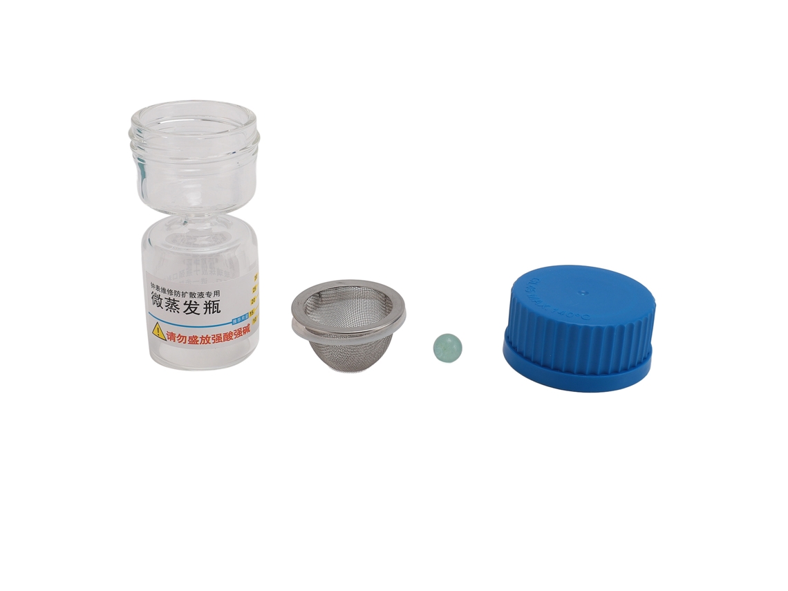 Frasco Anti-evaporación De 30 Ml Para Reparación De Relojes, Vidrio Antidifusión Con Tapa Azul.