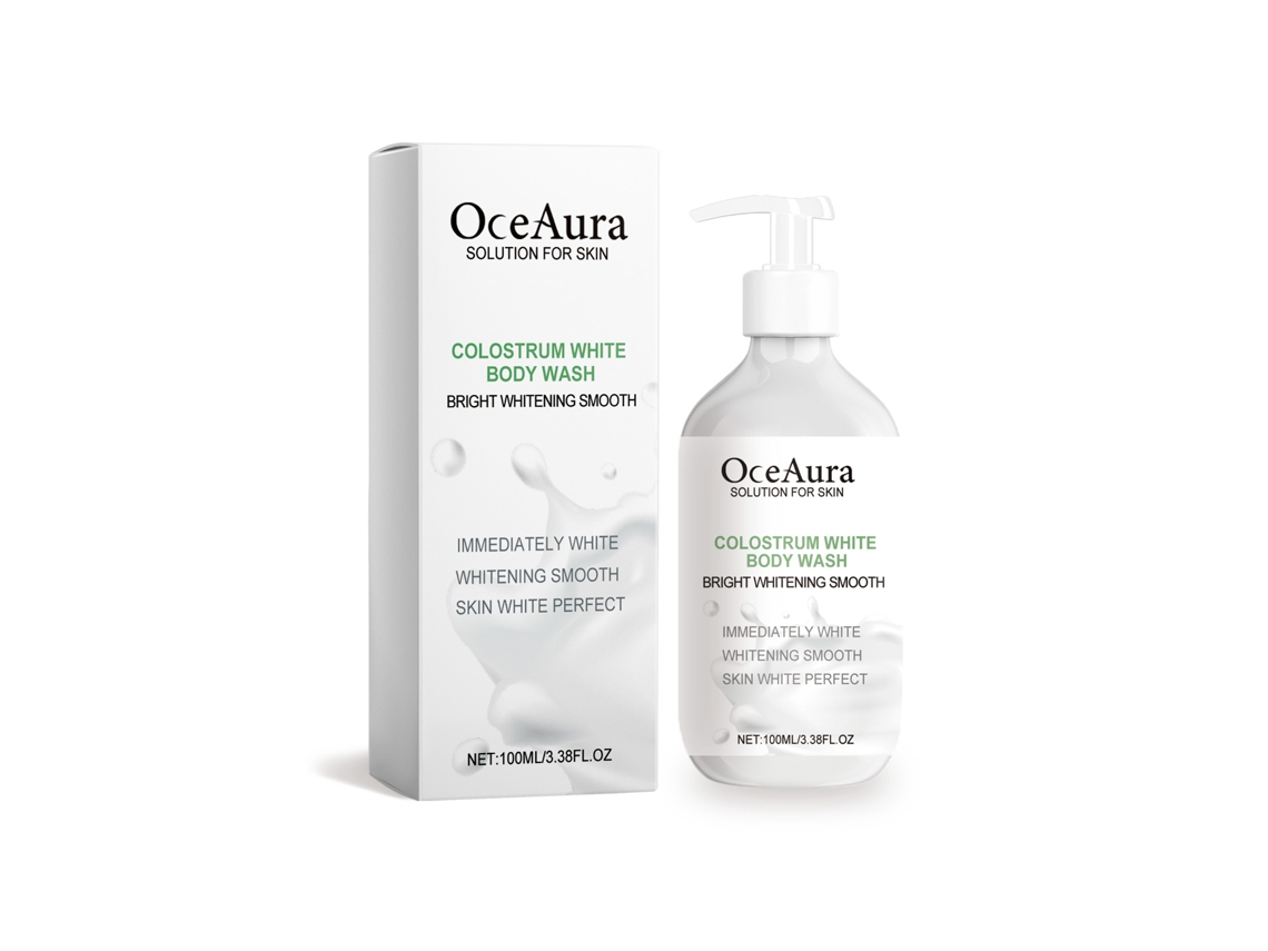 Gel de ducha corporal blanqueador eficaz para una piel suave y radiante.