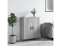 Aparador De Madera De Ingeniería Gris Sonoma 69,5x34x90 Cm