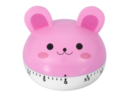 Temporizador De Cocina Mecánico Con Forma De Conejo Rosa, Temporizador De Cocina
