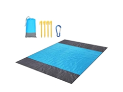 Manta Kofihety para Picnic Impermeable Espigas de Poliéster Multicolor (15x20x5cm)