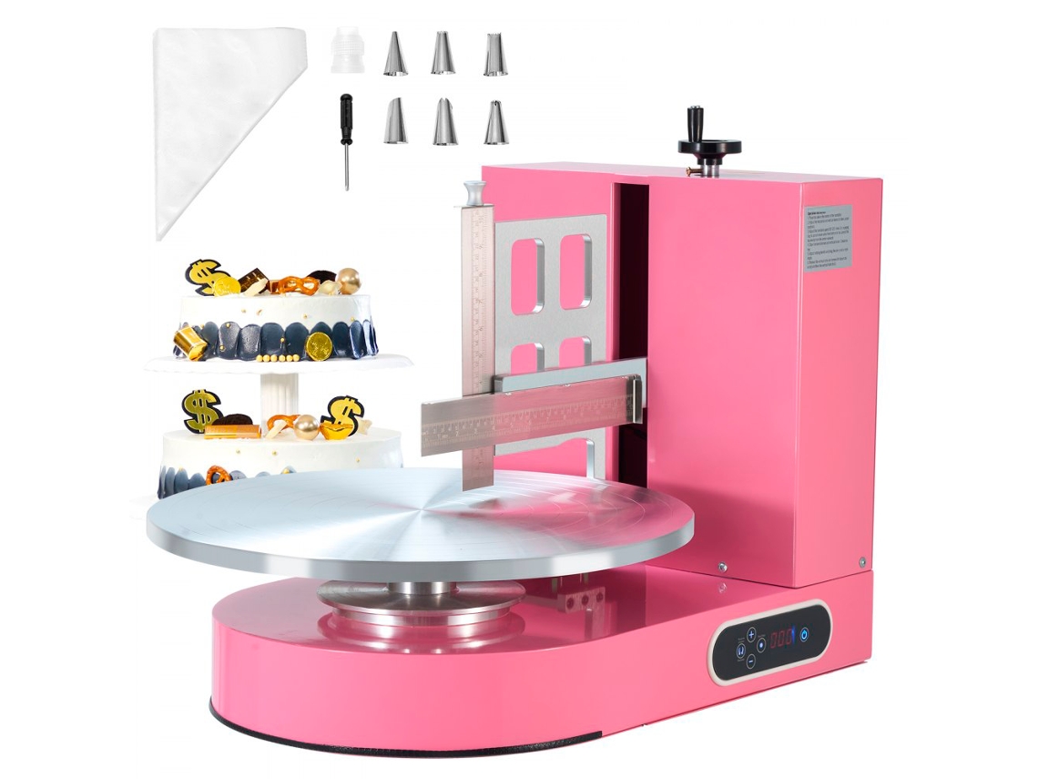 Máquina Automática para Decorar Pasteles de Hasta 40 Cm con Plato Giratorio Tekmaquinas