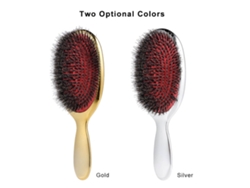 Escova de cabelo profissional 2026 com massagem antiestática, formato oval, ideal para pentear e modelar os cabelos.