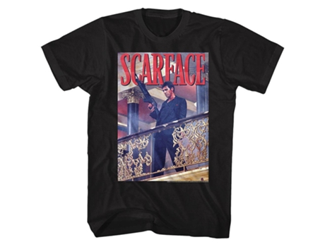 Camiseta ROCKINSTONE Tony Montana Poster Scarface (M)