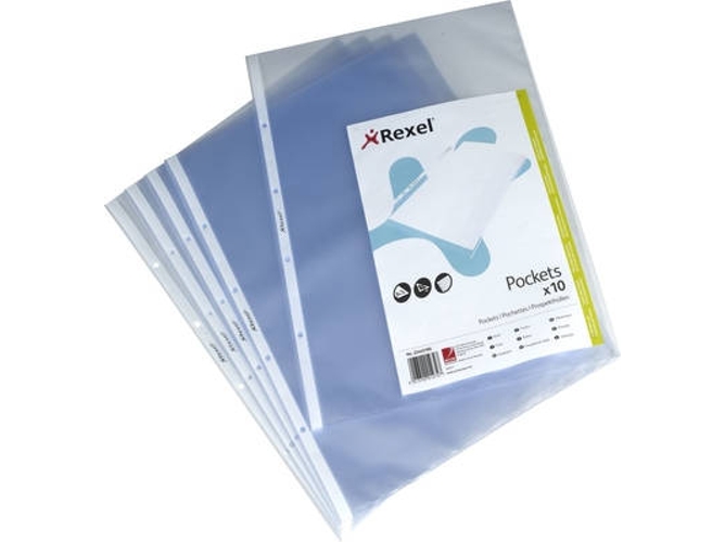 Conjunto de Protectores de Hojas REXEL (A3 - Transparente - Polipropileno)