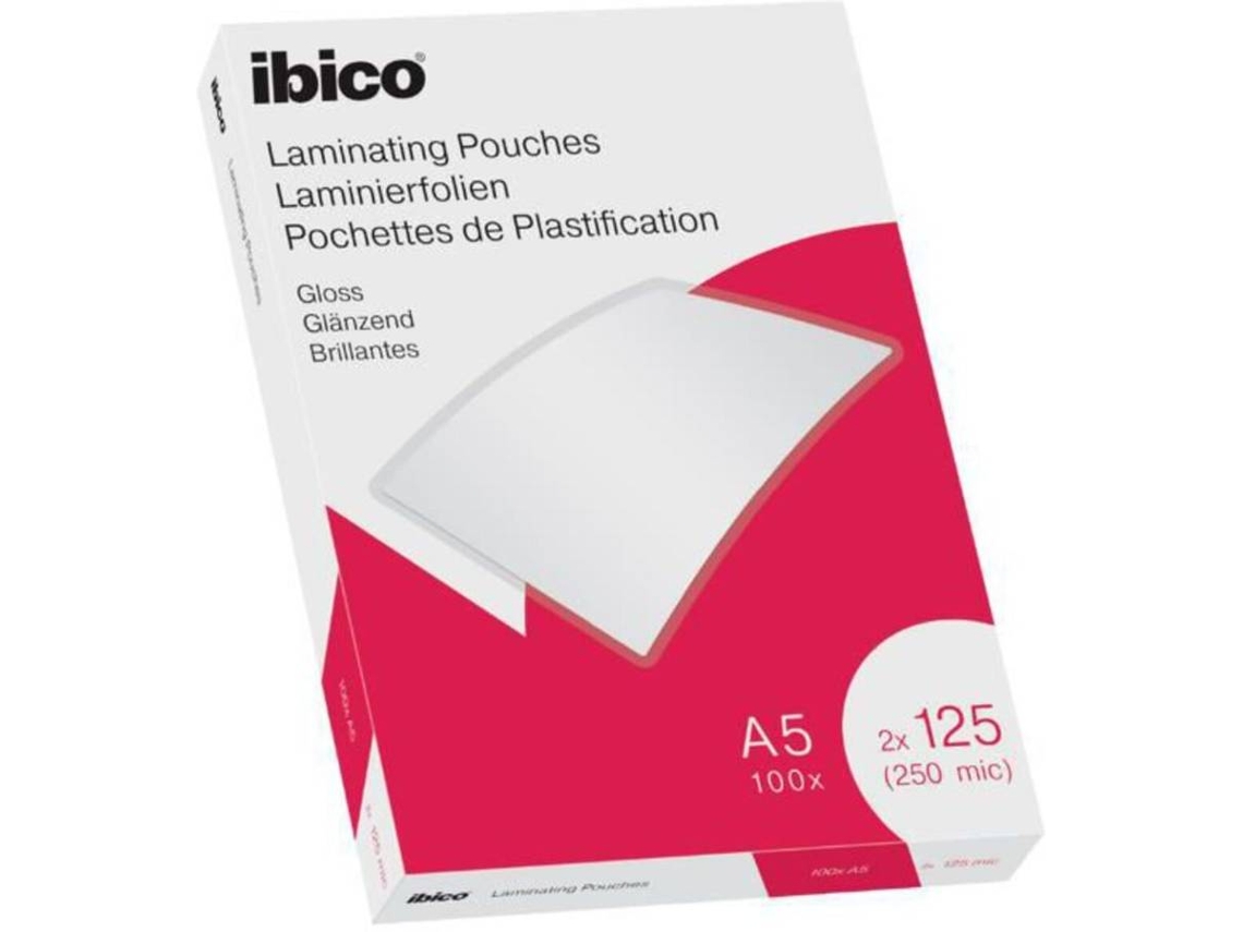 Bolsa de plastificación IBICO Brillo A5 (125 Mícrones)