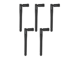 5pcs Antena Plegable De Alta Ganancia Omnidireccional Con Conector Sma Macho Para Sistema De Transmisión Inalámbrica 433m