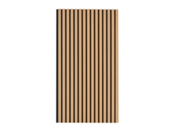 Paneles acústicos Succebuy de listones de madera de 23,6 x 47,2 pulgadas, decoración de pared moderna, roble claro